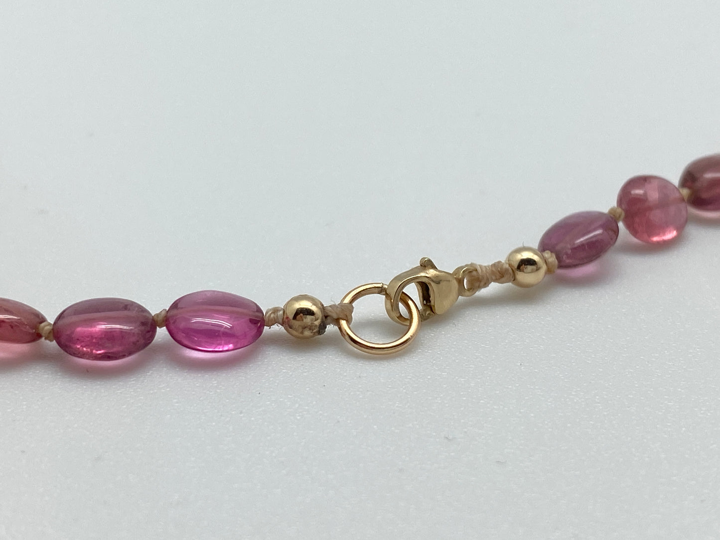 Pink Ombré Tourmaline Necklace