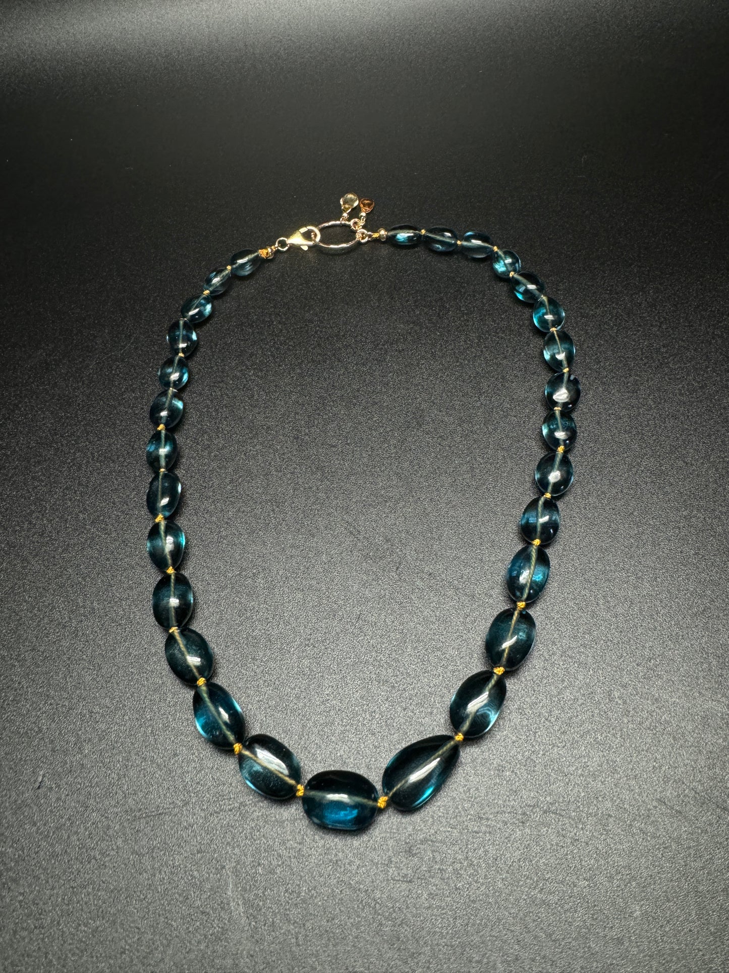 Elegant Convertible London Blue Topaz Necklace