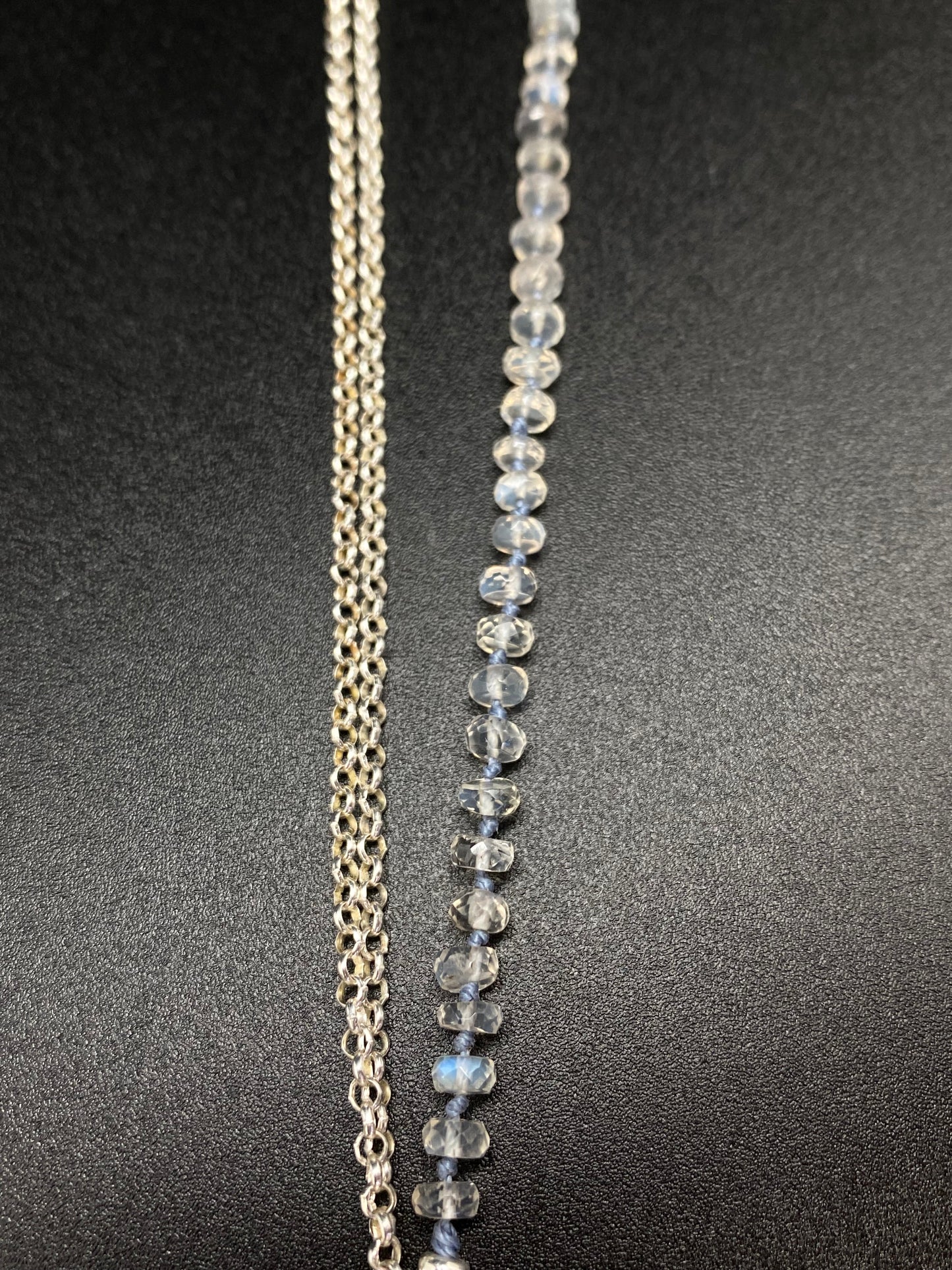 Yin & Yang Blue & Silver Pendant