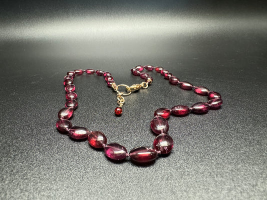 Purple Garnet Necklace: A Rare Treasure of Color and Elegance
