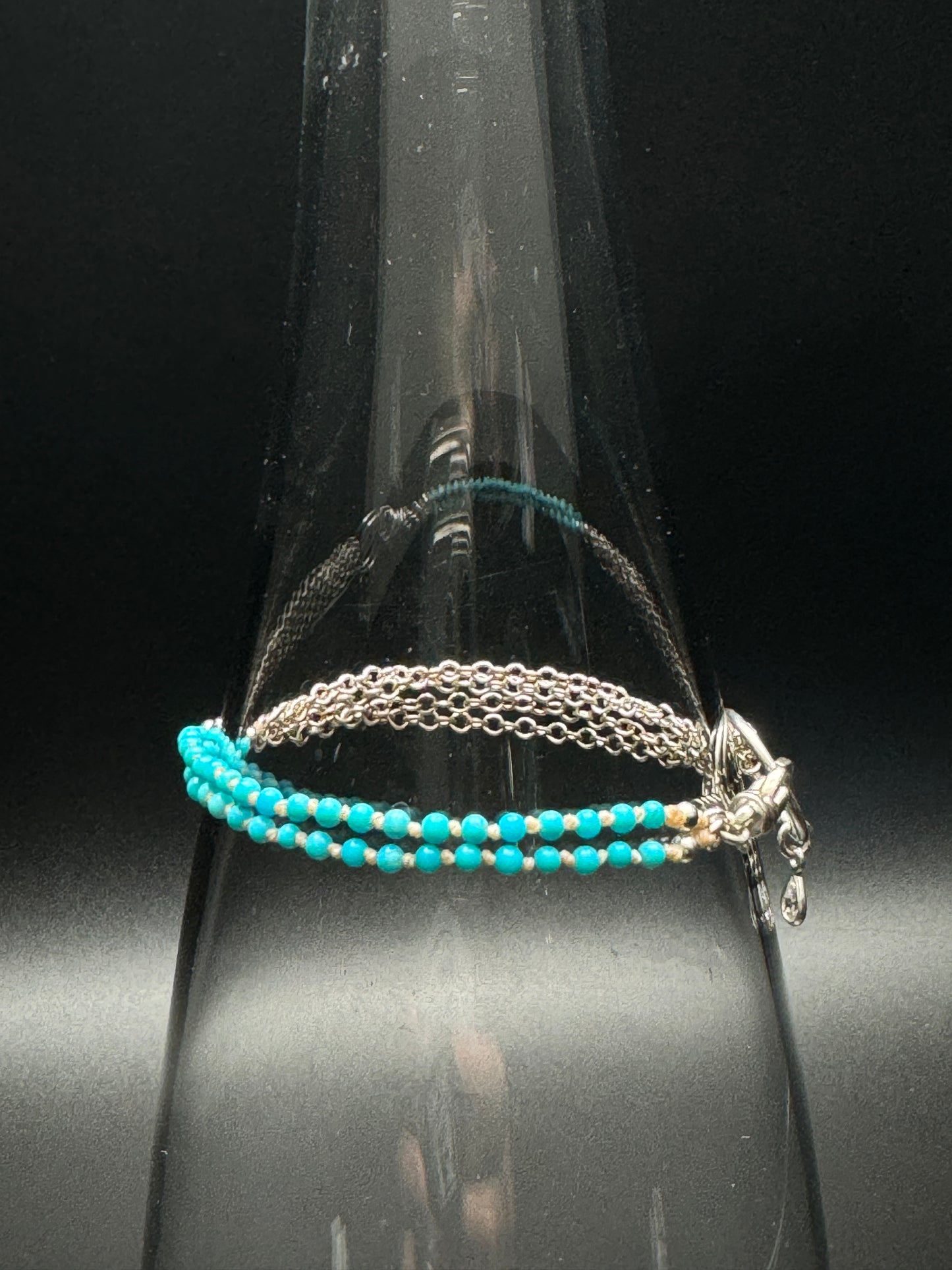 Yin Yang Sleeping Beauty Bead Bracelet