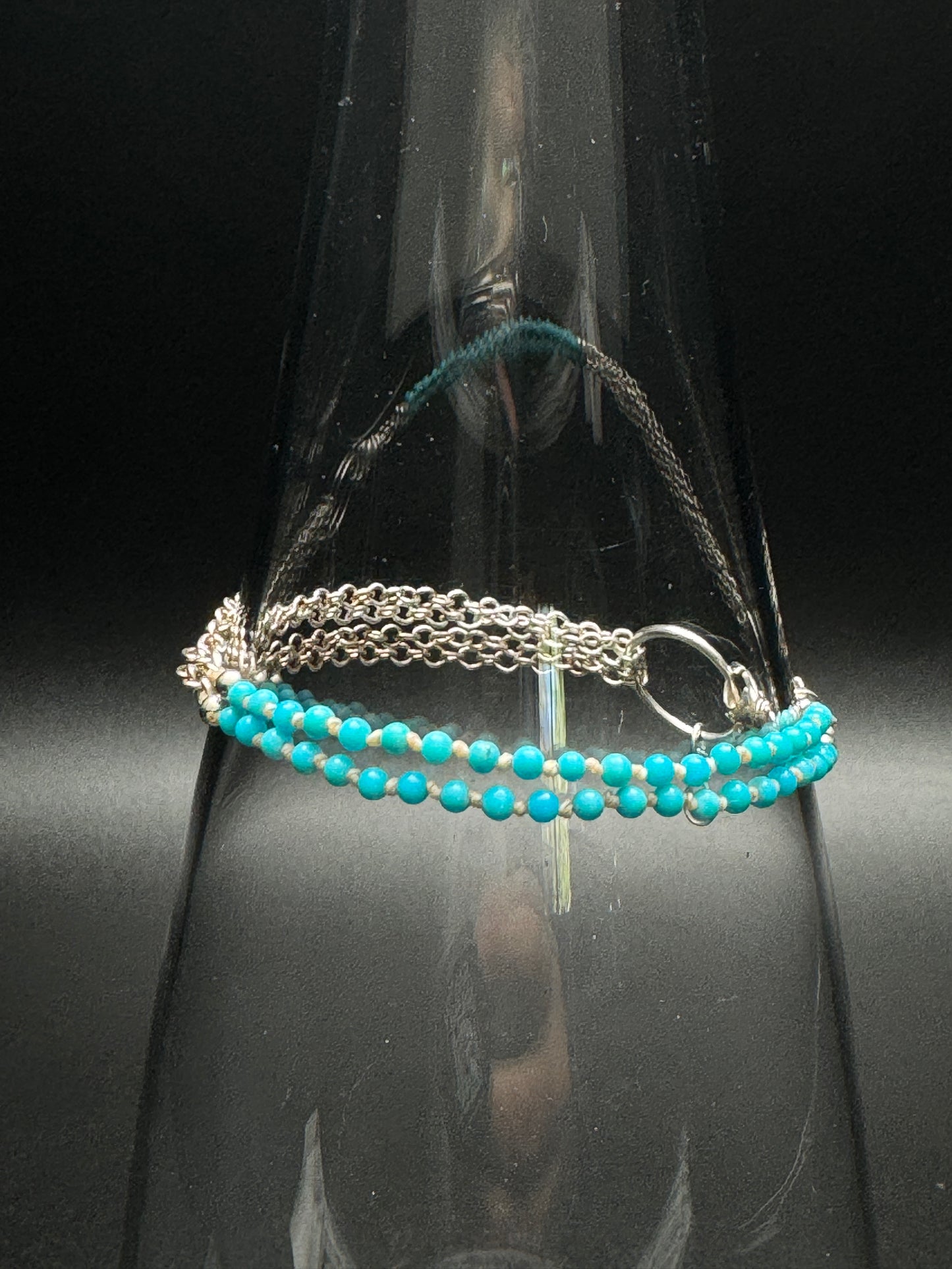 Yin Yang Sleeping Beauty Bead Bracelet