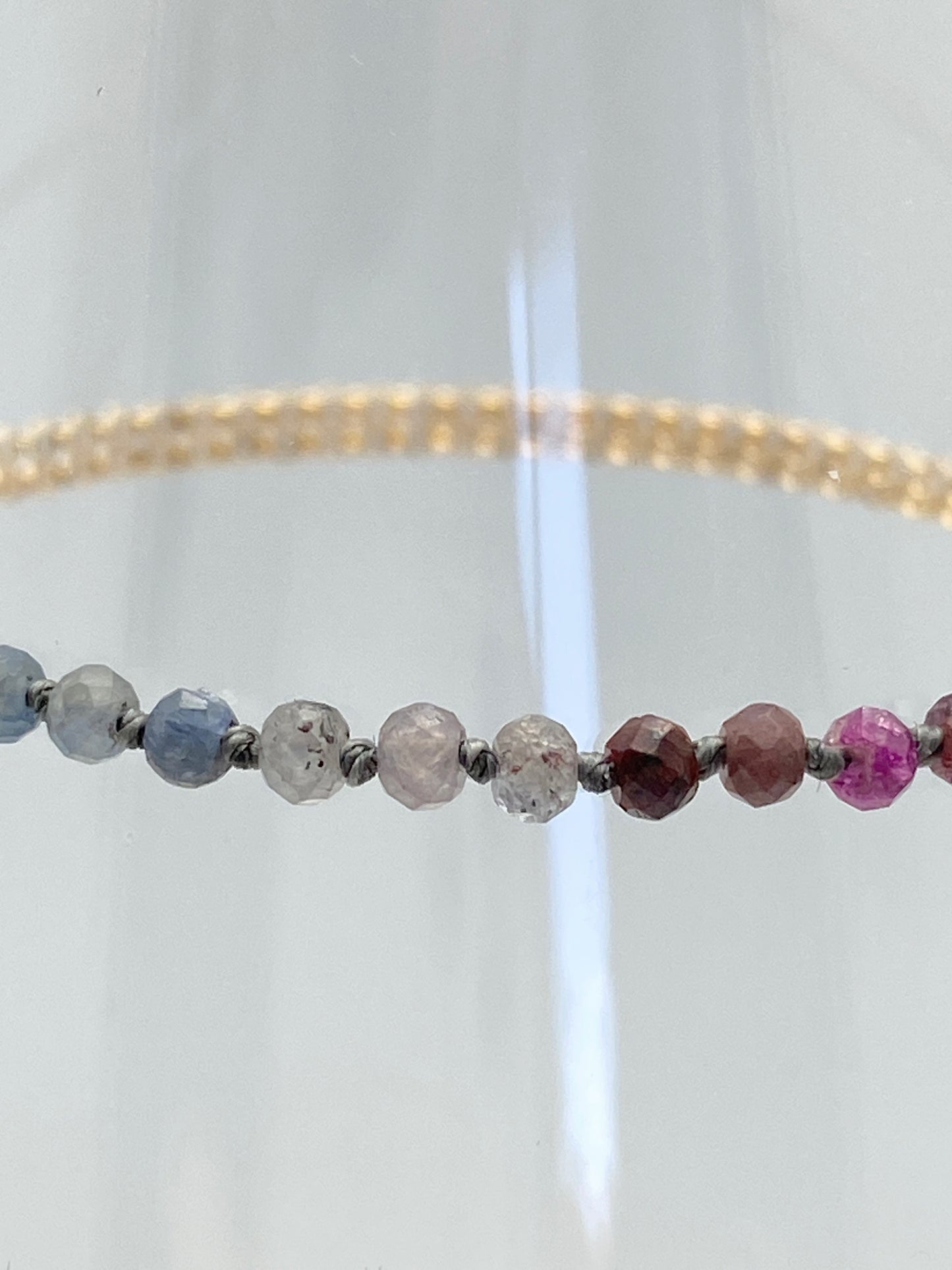 Yin Yang Ruby and Sapphire bracelet