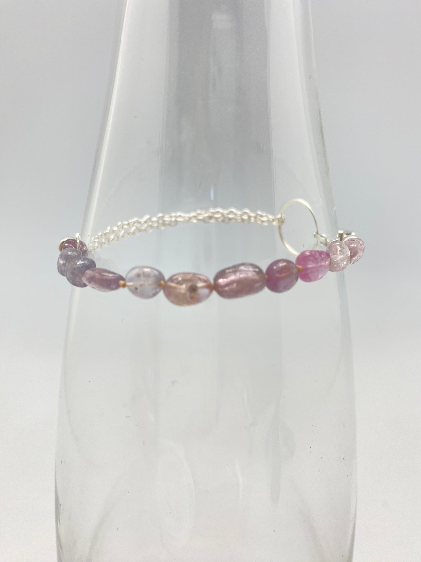 Yin Yang Purple Spinel bracelet
