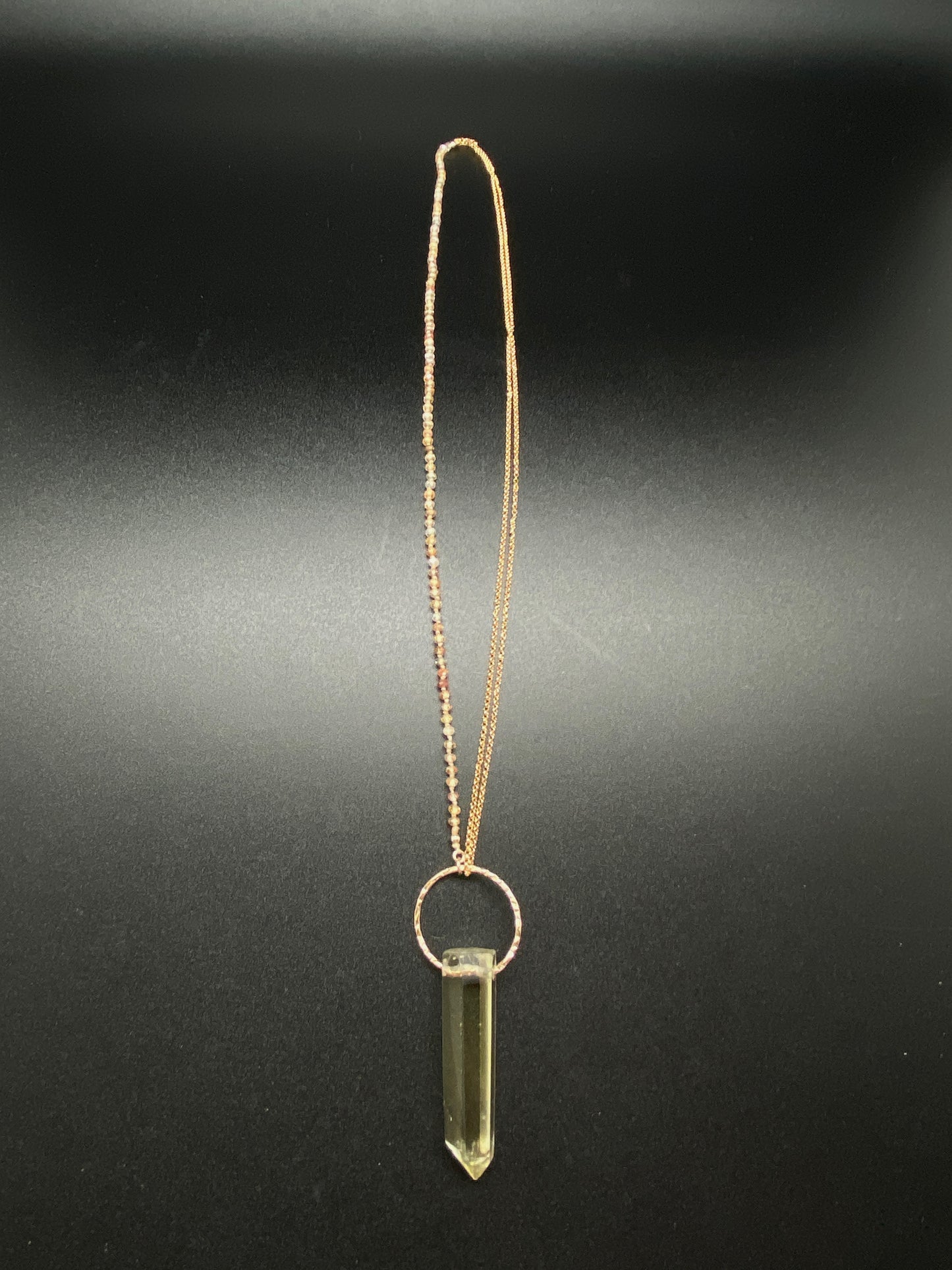 Golden Yin Yang Pendant Necklace
