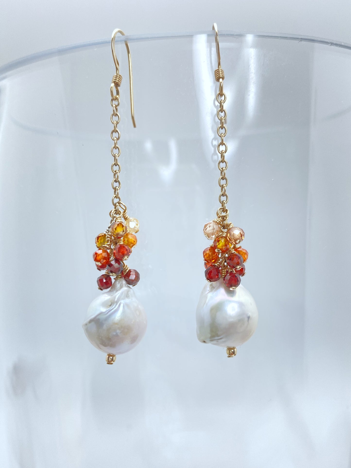 Baubles & Bordeaux Earrings