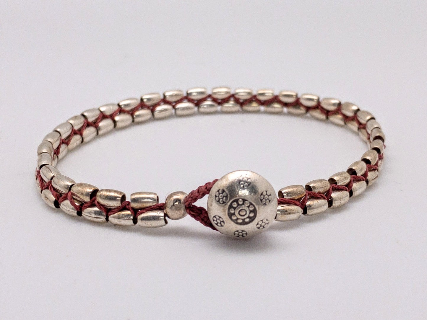 Woven Silver Bracelet