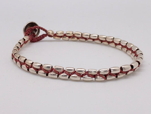 Woven Silver Bracelet