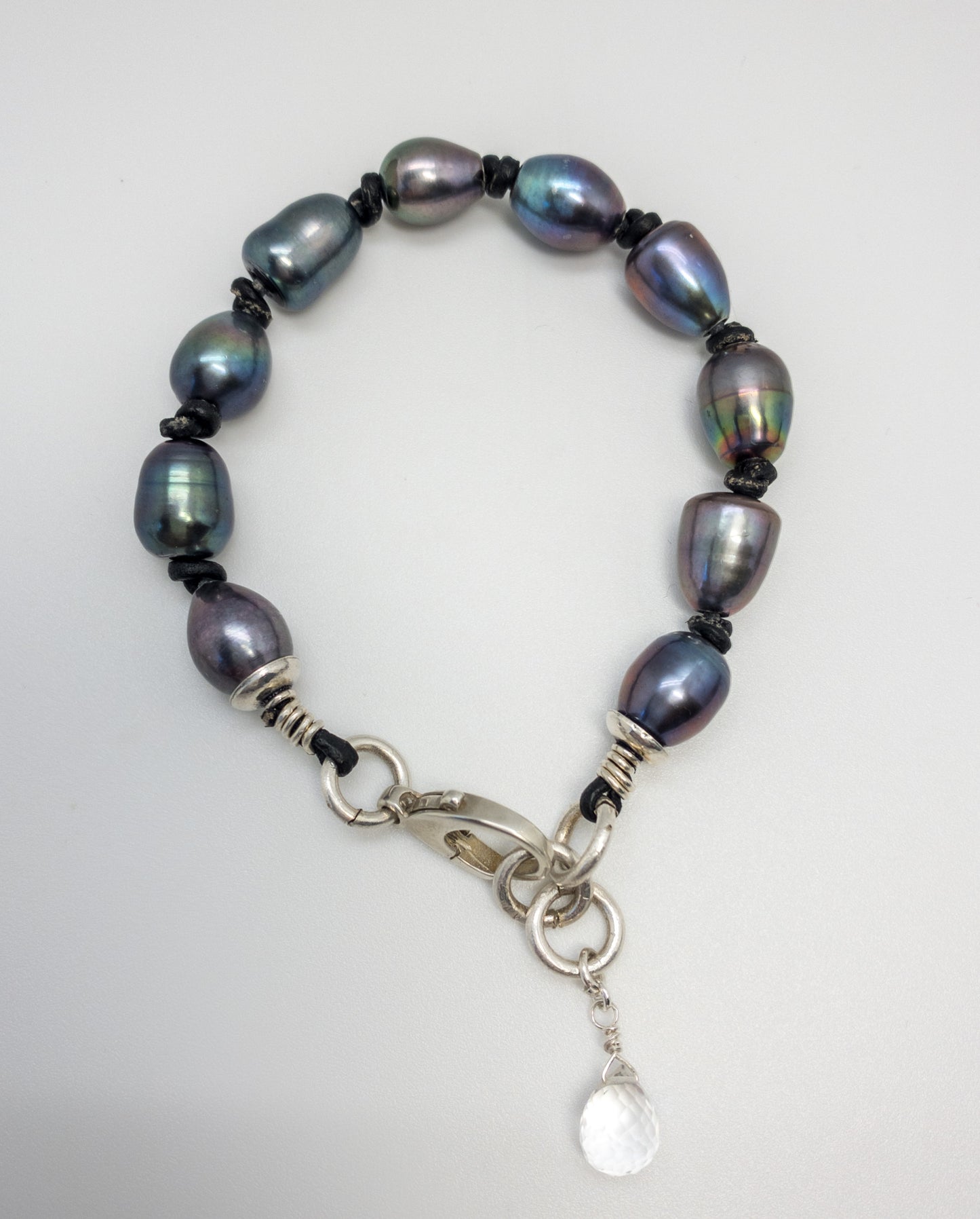 Peacock & Crystal bracelet