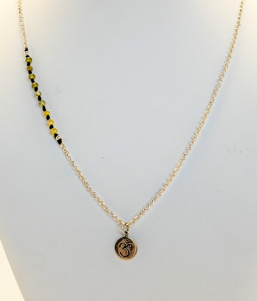 Silver and CZ's Necklace