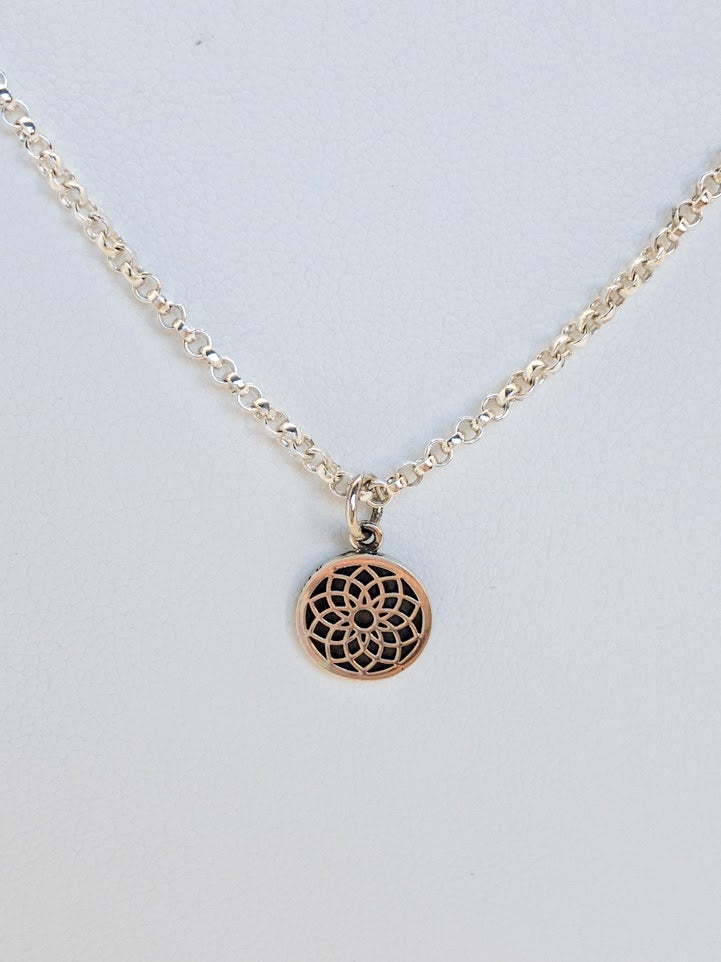 Silver and CZ's Necklace