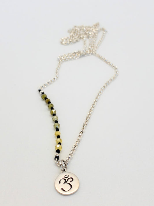 Silver and CZ's Necklace