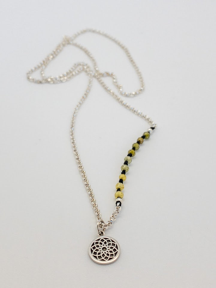 Silver and CZ's Necklace