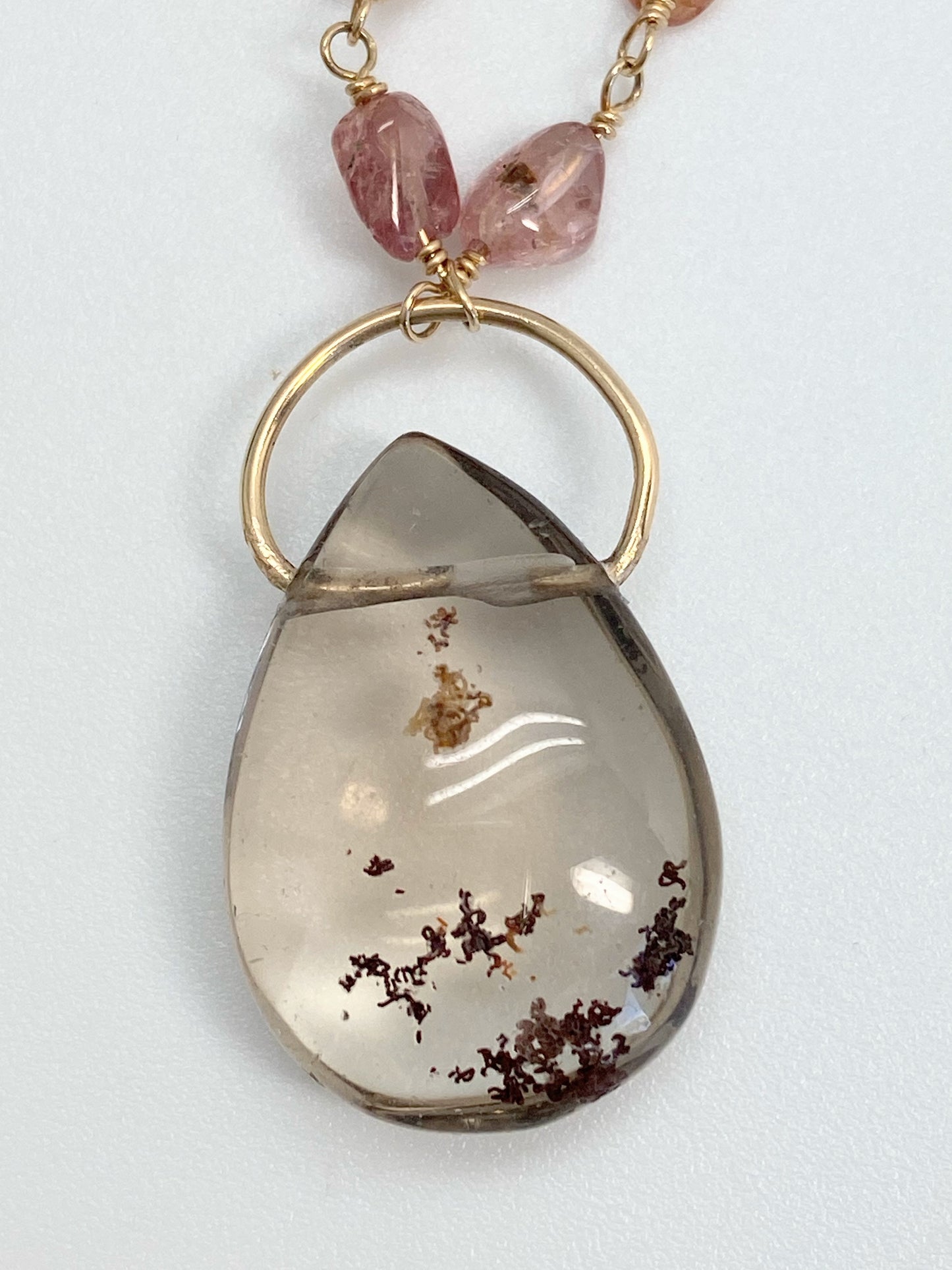 Peach, Pink and Power Necklace