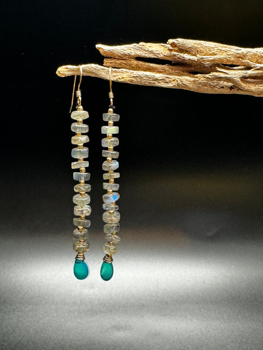 Labradorite Earrings