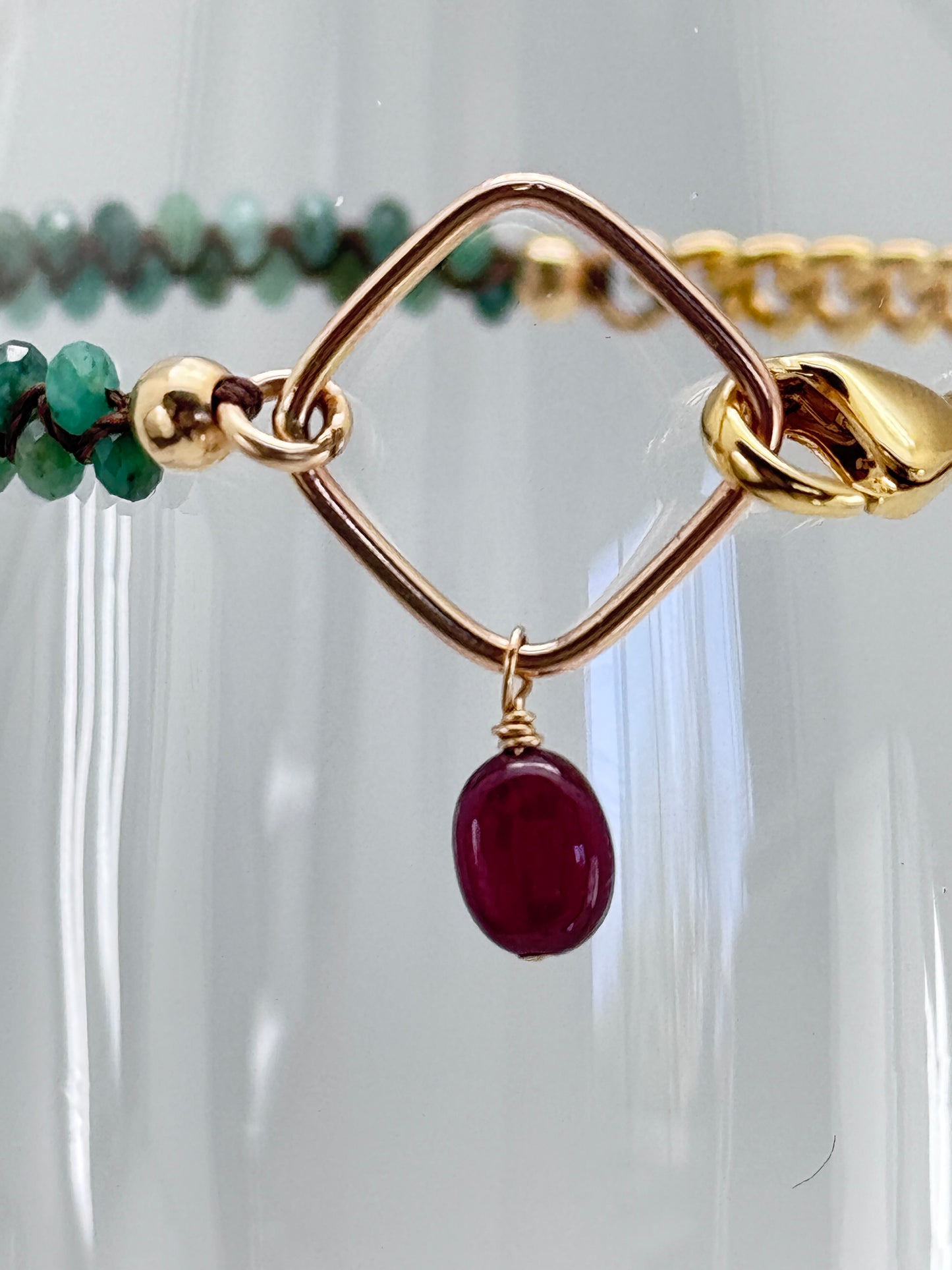 Emerald & Ruby bracelet