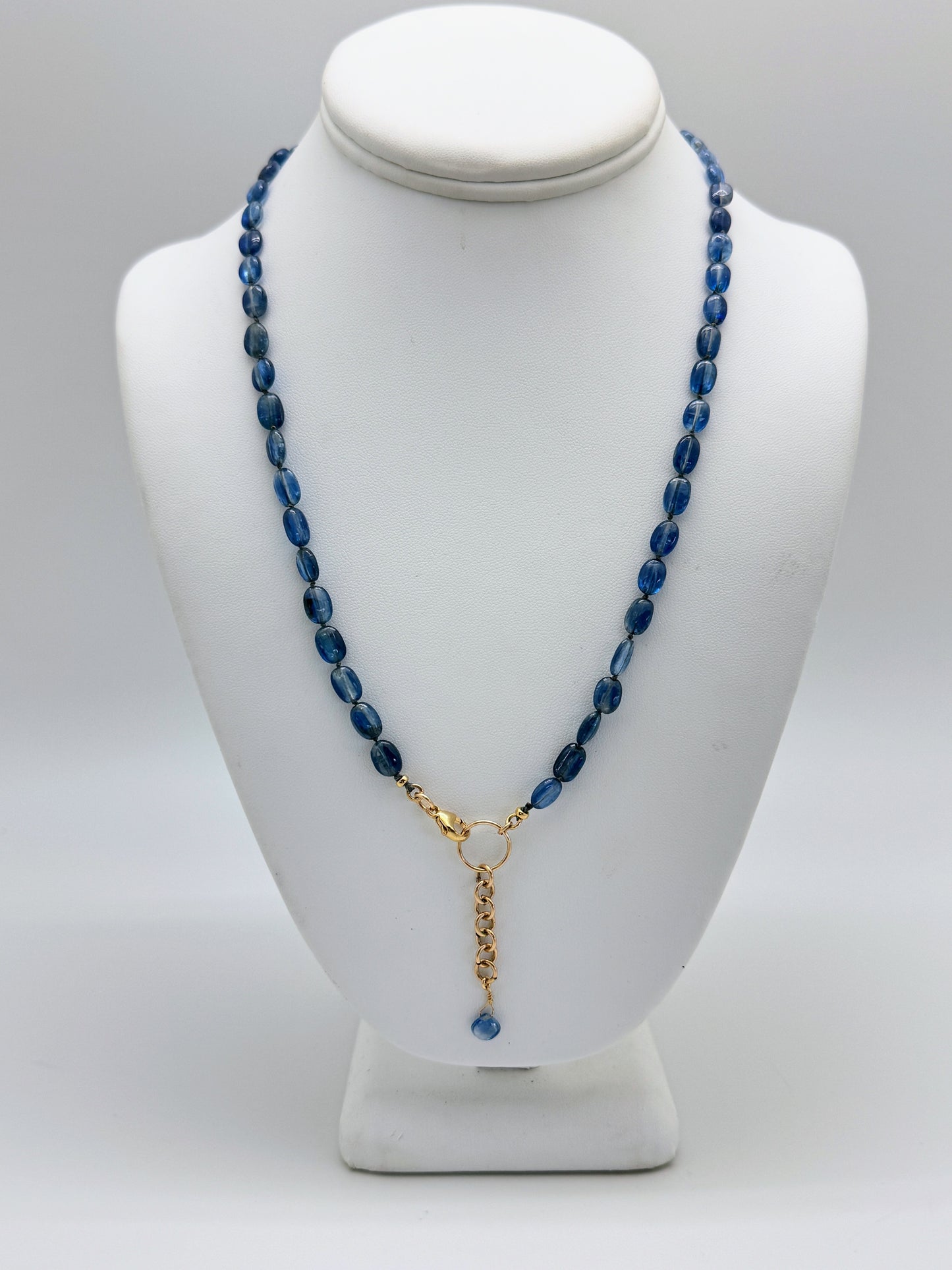 The Kyanite 3 Way Necklace/Triple wrap bracelet