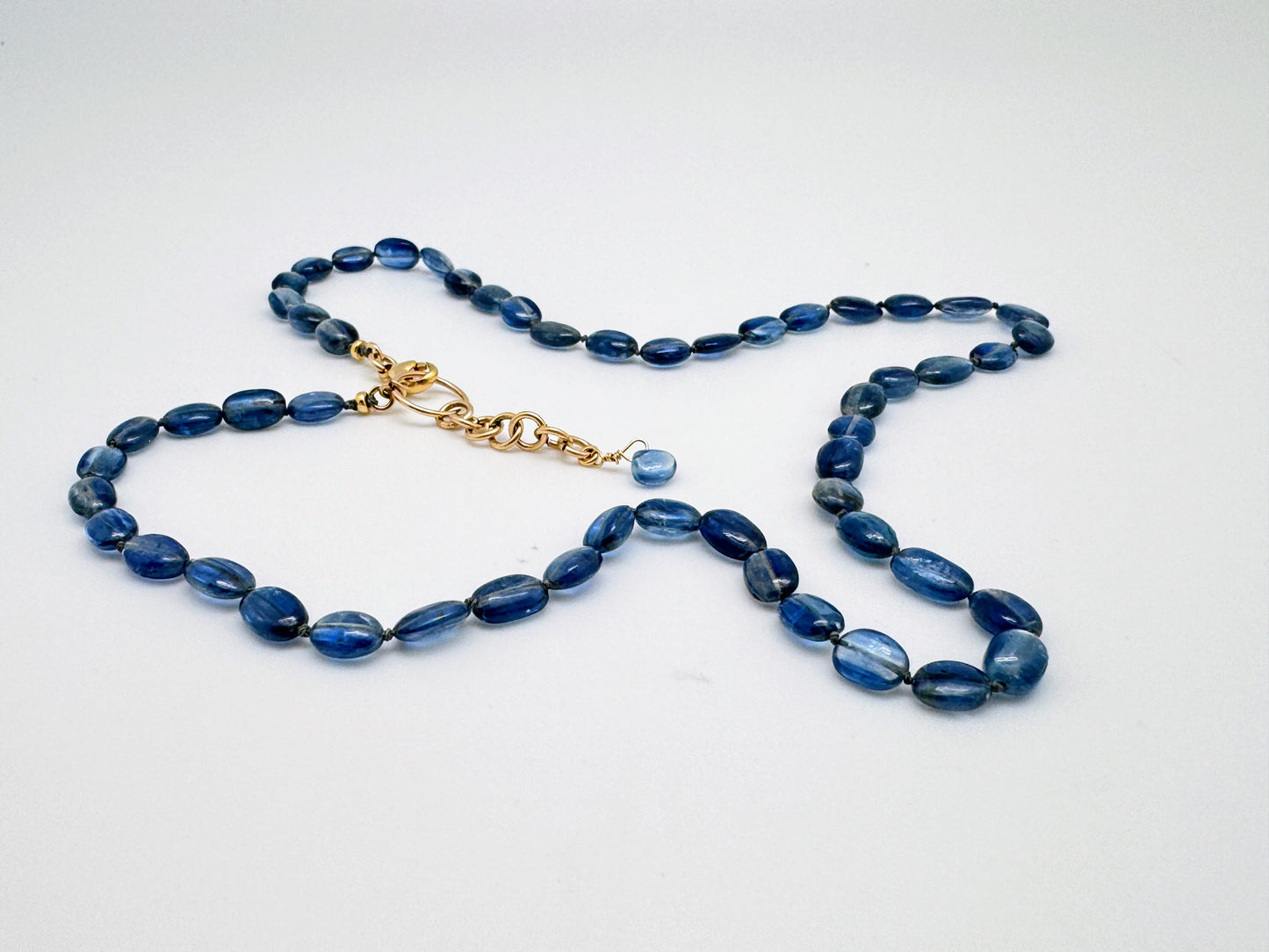 The Kyanite 3 Way Necklace/Triple wrap bracelet