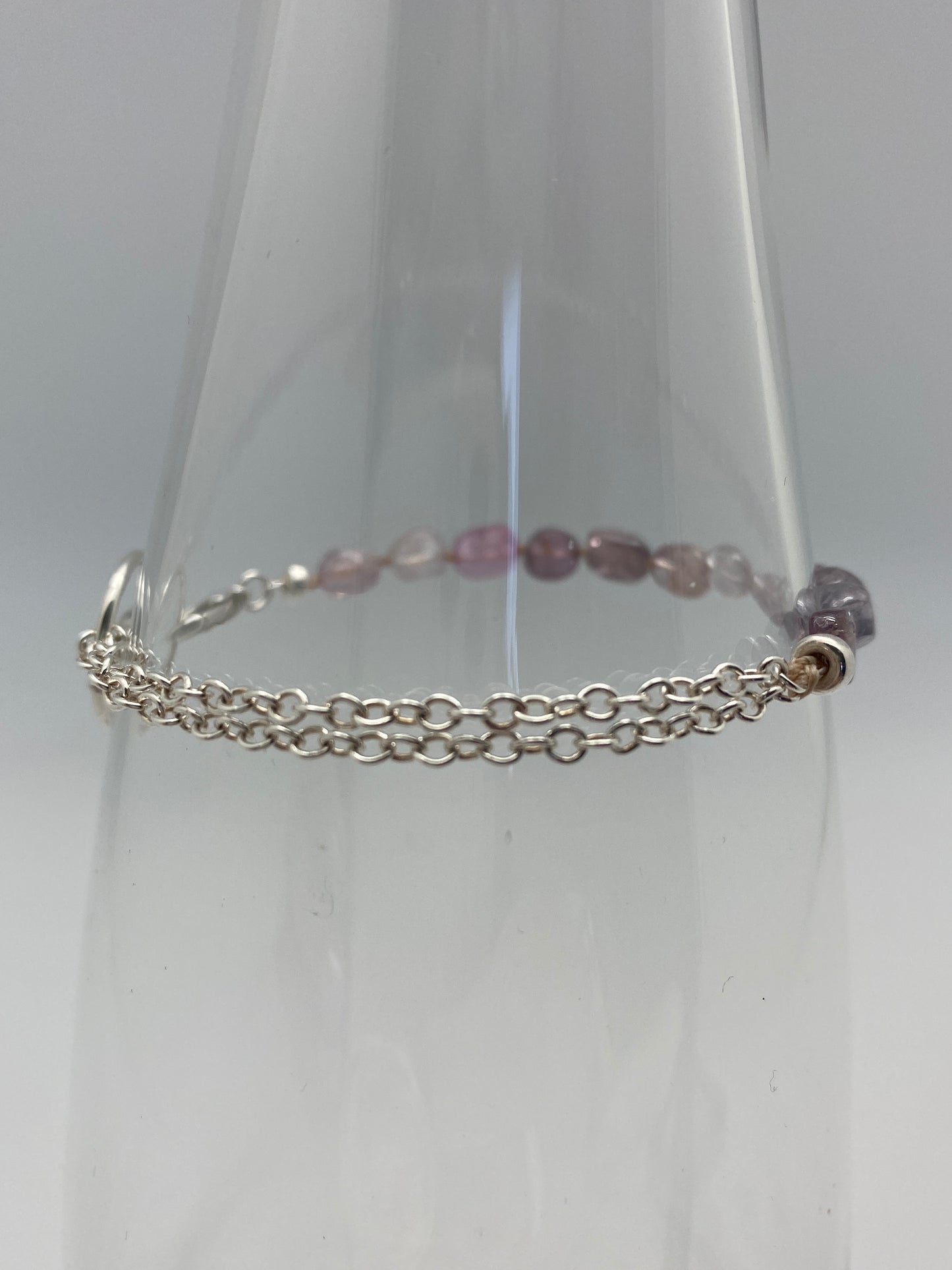 Yin Yang Purple Spinel bracelet