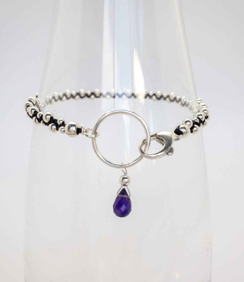 Silver Drop of Calm bracelet