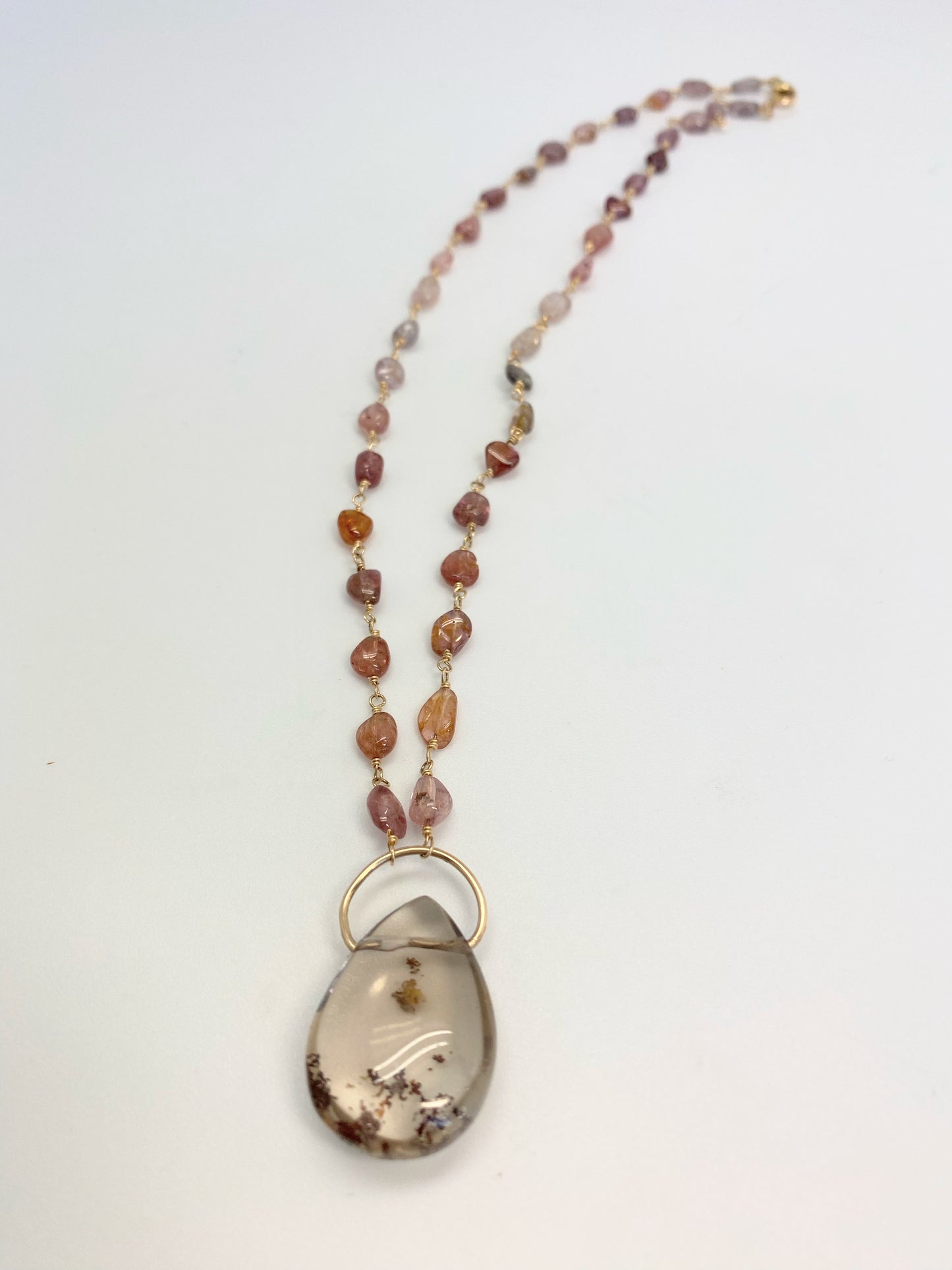 Peach, Pink and Power Necklace